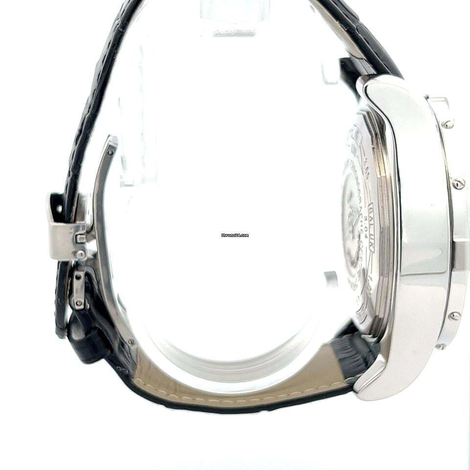 Breitling Super Avenger Automatic Men's Watch Steel Case With Leather Strap Authentic Luxury Timepiece