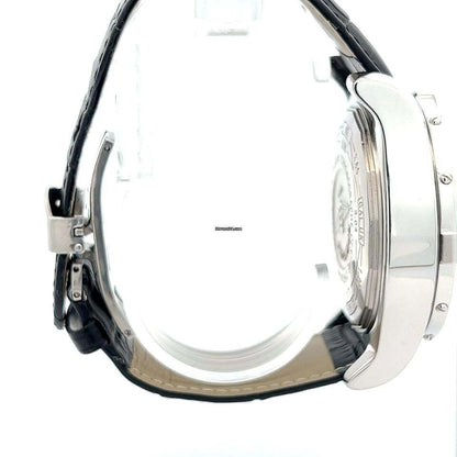 Breitling Super Avenger Automatic Men's Watch Steel Case With Leather Strap Authentic Luxury Timepiece