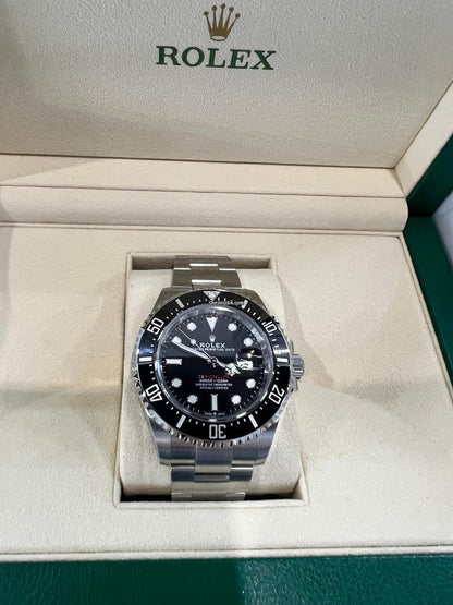 Rolex Sea-Dweller Automatic Men's Watch With Steel Case and Strap Authentic Luxury Timepiece