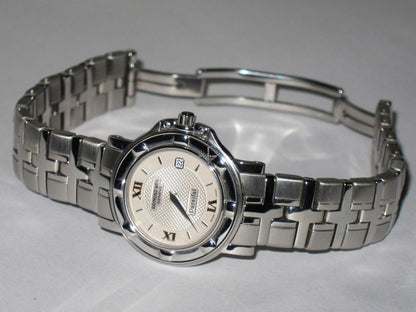 Raymond Weil Parsifal Quartz Women's Watch With Steel Case and Strap Authentic Luxury Timepiece