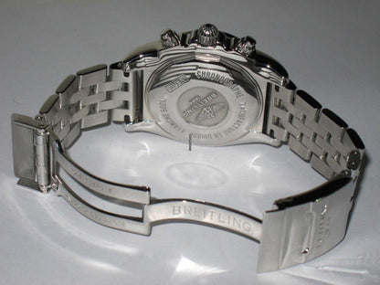 Breitling Chronomat Automatic Men's Watch With Steel Case and Strap Authentic Luxury Timepiece