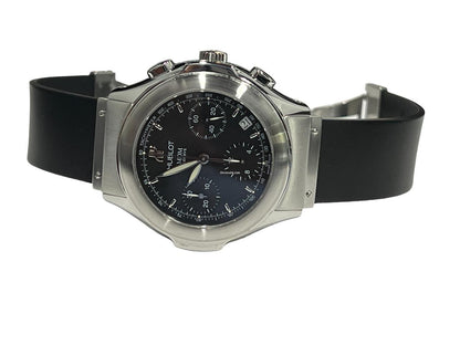 Hublot Automatic Men's Watch Steel Case With Rubber Strap Authentic Luxury Timepiece