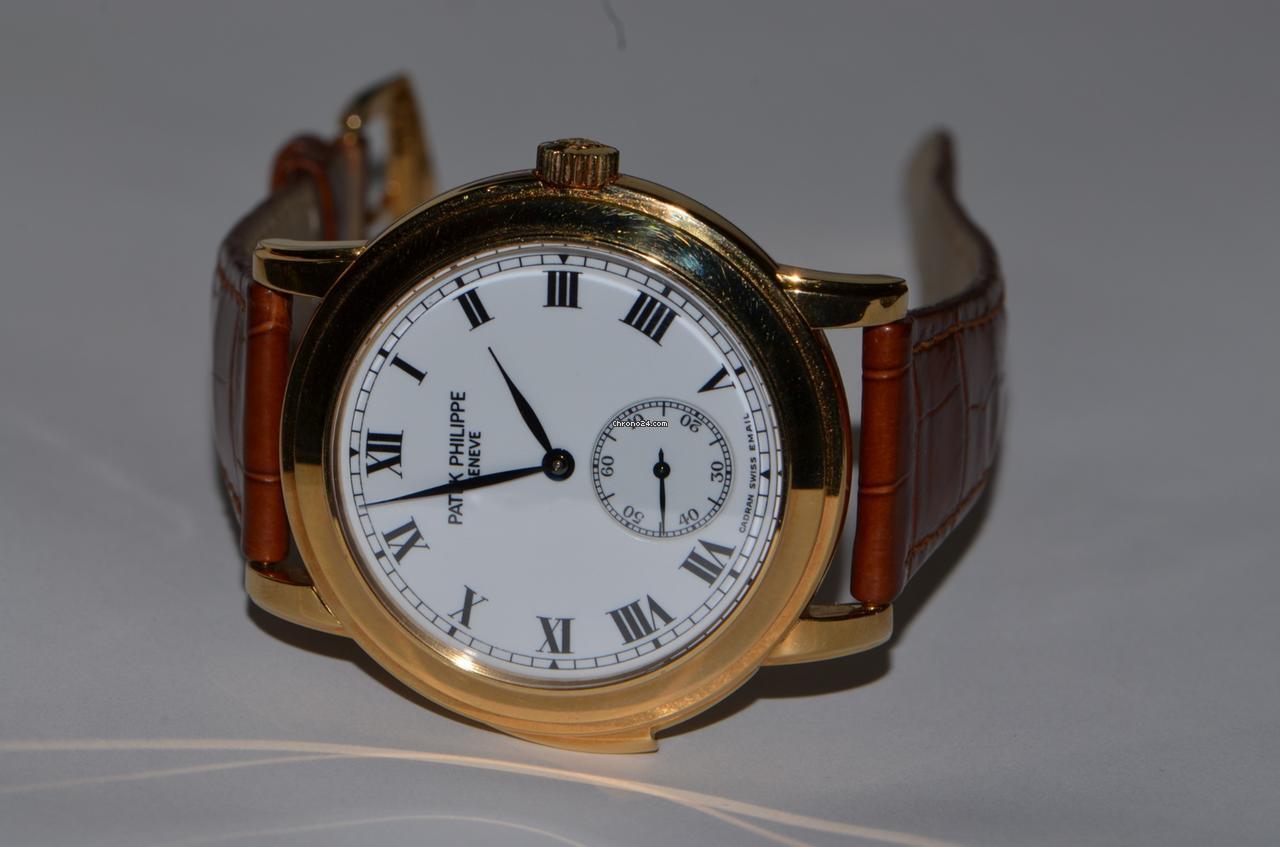 Patek Philippe Minute Repeater Automatic Men's Watch Yellow Gold Case With Leather Strap Authentic Luxury Timepiece