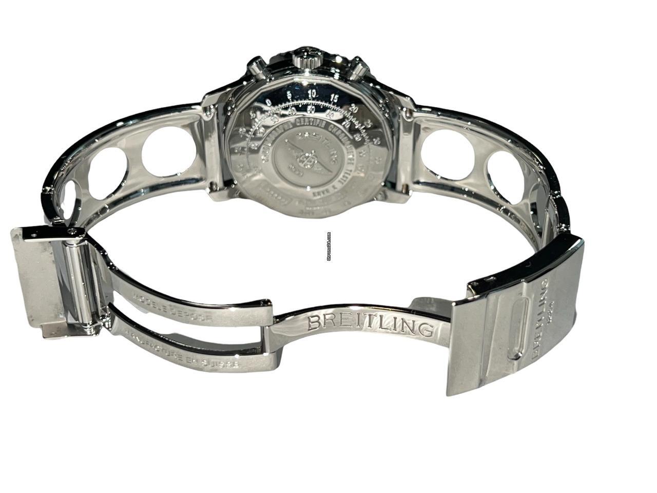 Breitling Navitimer Automatic Men's Watch With Steel Case and Strap Authentic Luxury Timepiece