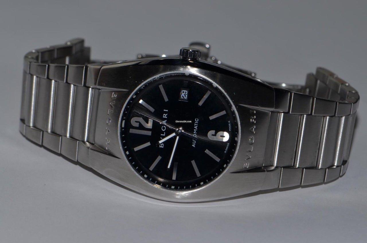 Bulgari Ergon Automatic Men's Watch With Steel Case and Strap Authentic Luxury Timepiece