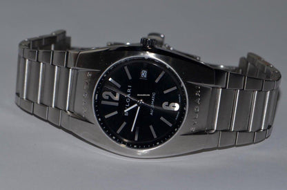 Bulgari Ergon Automatic Men's Watch With Steel Case and Strap Authentic Luxury Timepiece