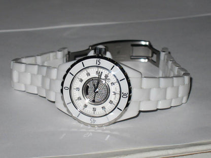 Chanel J12 Quartz Women's Watch With Ceramic Case and Strap Authentic Luxury Timepiece