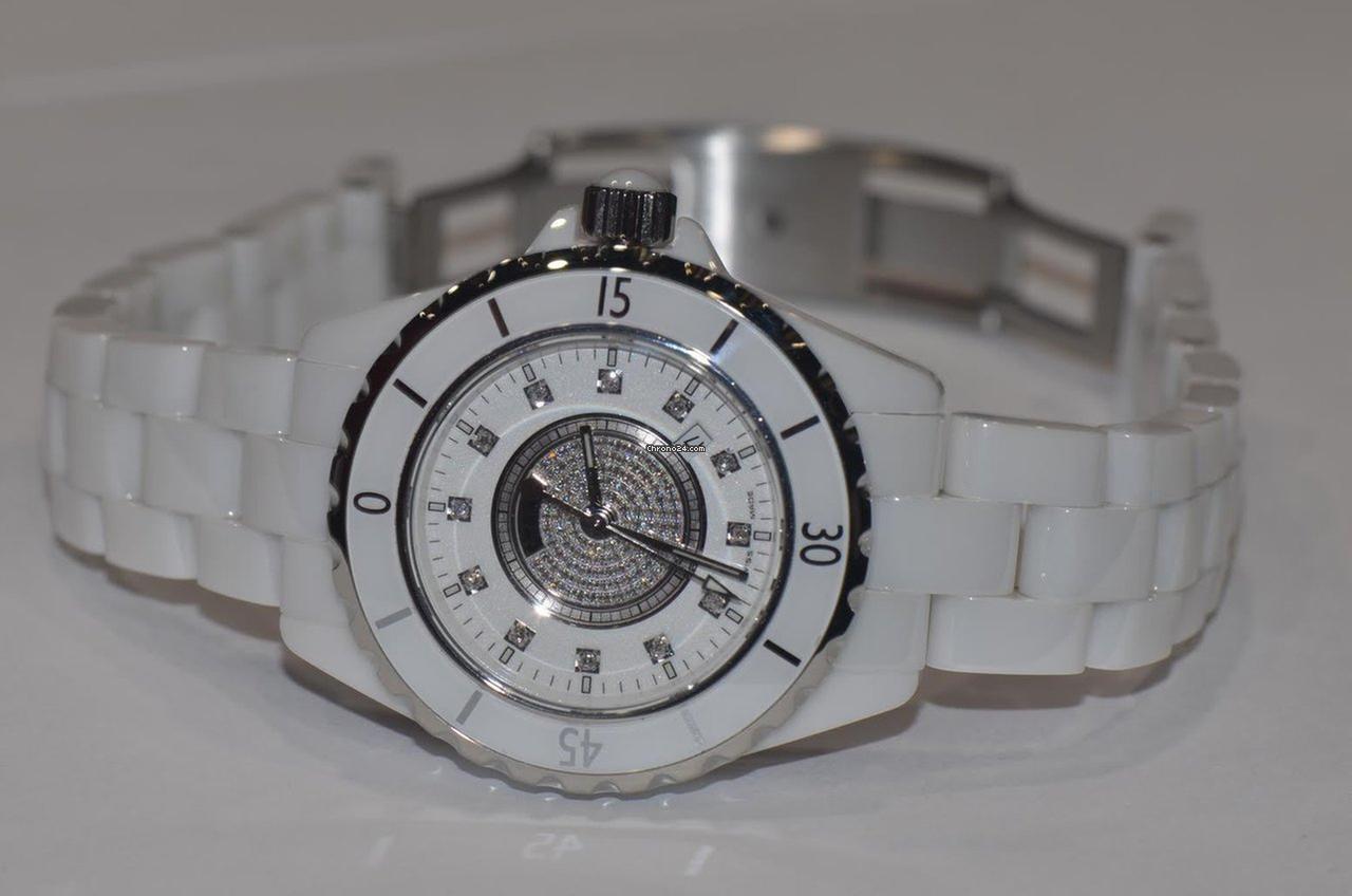 Chanel J12 Quartz Women's Watch With Ceramic Case and Strap Authentic Luxury Timepiece