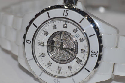 Chanel J12 Quartz Women's Watch With Ceramic Case and Strap Authentic Luxury Timepiece
