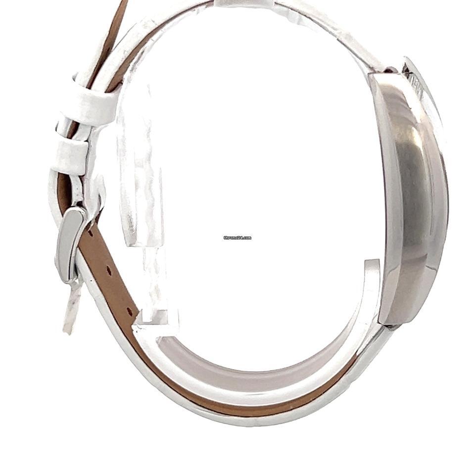 Milus Quartz Women's Watch Steel Case With Leather Strap Authentic Luxury Timepiece