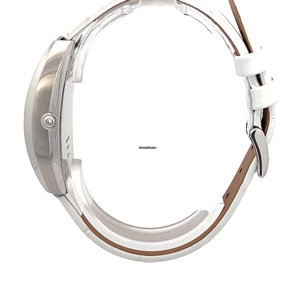 Milus Quartz Women's Watch Steel Case With Leather Strap Authentic Luxury Timepiece