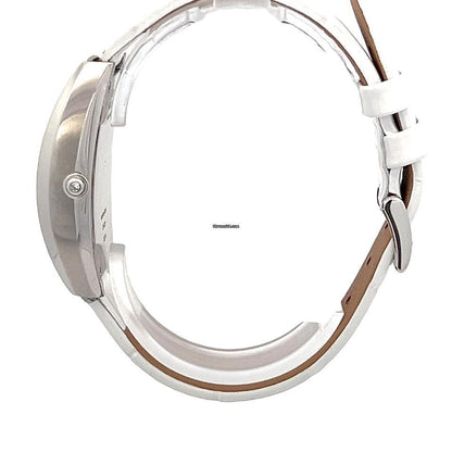 Milus Quartz Women's Watch Steel Case With Leather Strap Authentic Luxury Timepiece