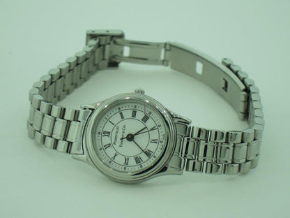 Tiffany Quartz Women's Watch With Steel Case and Strap Authentic Luxury Timepiece