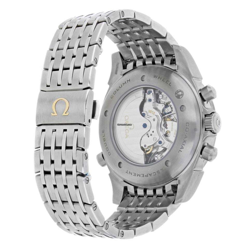 Omega De Ville Co-Axial Automatic Men's Watch With Steel Case and Strap Authentic Luxury Timepiece
