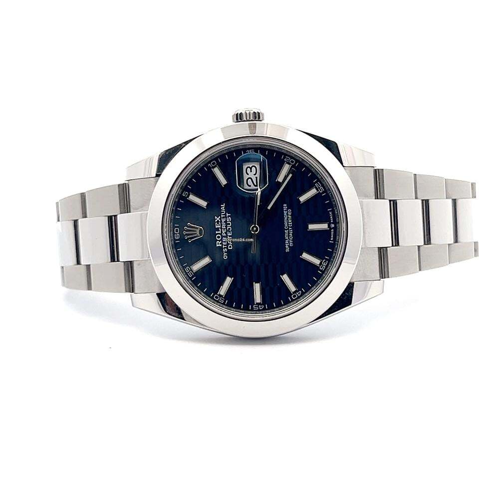 Rolex Datejust 41 Automatic Men's Watch With Steel Case and Strap Authentic Luxury Timepiece