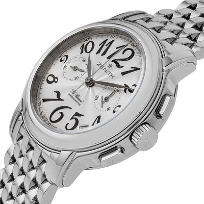 Zenith El Primero Chronomaster Lady Automatic Men's Watch With Steel Case and Strap Authentic Luxury Timepiece