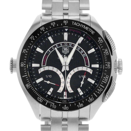 TAG Heuer SLR Quartz Men's Watch With Steel Case and Strap Authentic Luxury Timepiece