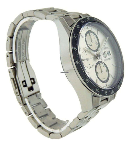 TAG Heuer Carrera Calibre 16 Automatic Men's Watch With Steel Case and Strap Authentic Luxury Timepiece