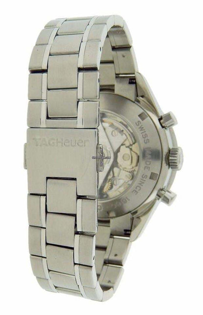TAG Heuer Carrera Calibre 16 Automatic Men's Watch With Steel Case and Strap Authentic Luxury Timepiece