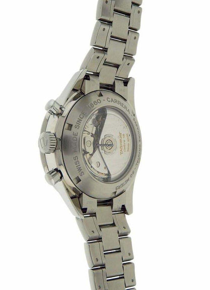 TAG Heuer Carrera Calibre 16 Automatic Men's Watch With Steel Case and Strap Authentic Luxury Timepiece