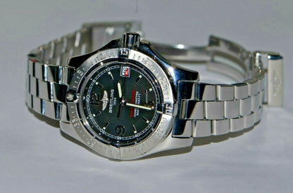 Breitling Colt Oceane Quartz Women's Watch With Steel Case and Strap Authentic Luxury Timepiece