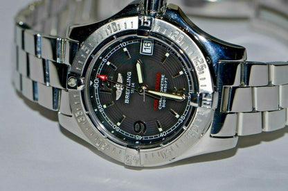 Breitling Colt Oceane Quartz Women's Watch With Steel Case and Strap Authentic Luxury Timepiece