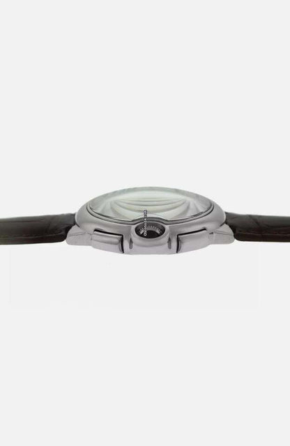 Cartier Ballon Bleu 42mm Automatic Men's Watch White Gold Case With Leather Strap Authentic Luxury Timepiece