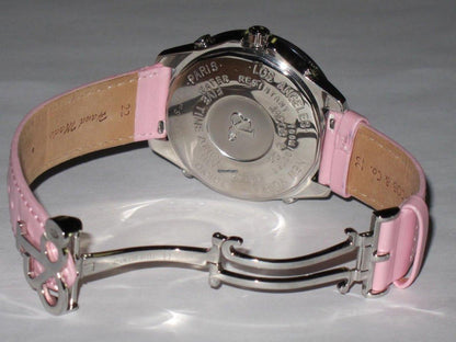 Jacob & Co. Quartz Men's Watch Steel Case With Leather Strap Authentic Luxury Timepiece