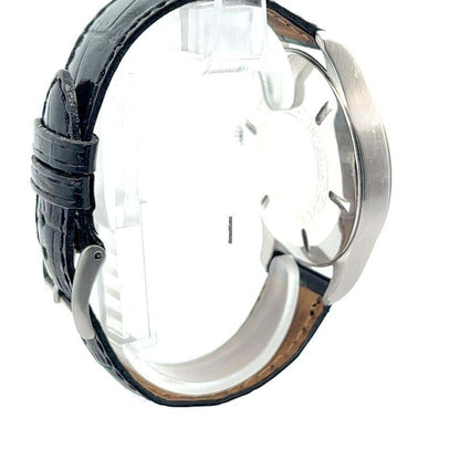 IWC Pilot Mark Automatic Men's Watch Steel Case With Leather Strap Authentic Luxury Timepiece