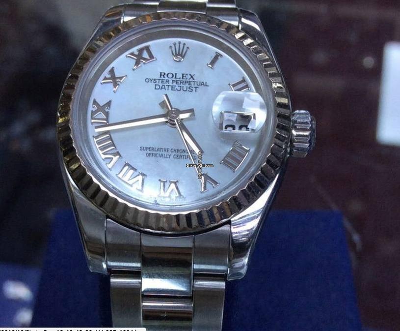 Rolex Lady-Datejust Automatic Women's Watch With Steel Case and Strap Authentic Luxury Timepiece