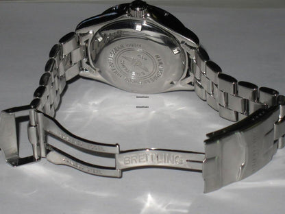 Breitling Superocean Automatic Men's Watch With Steel Case and Strap Authentic Luxury Timepiece