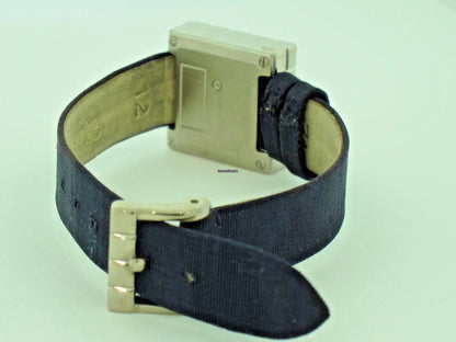 Chopard Ice Cube Quartz Women's Watch White Gold Case With Leather Strap Authentic Luxury Timepiece