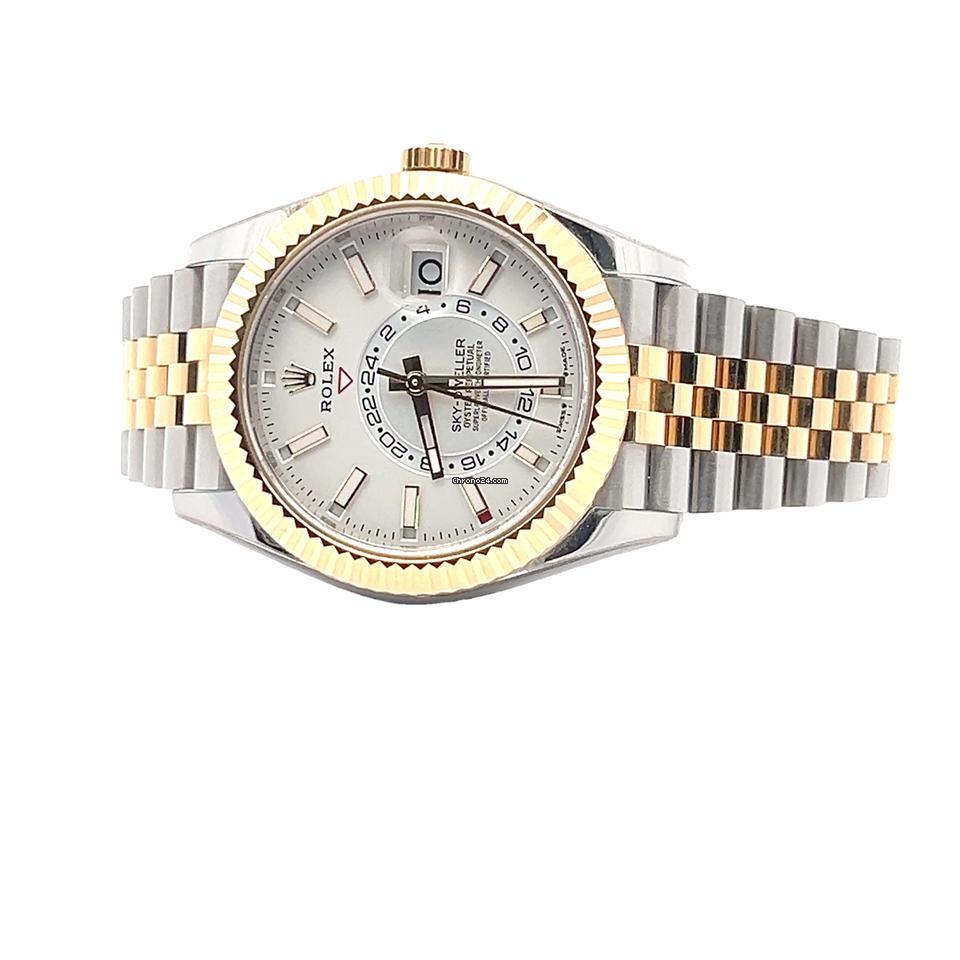 Rolex Sky-Dweller Automatic Men's Watch Gold/Steel Case With Gold/Steel Strap Authentic Luxury Timepiece