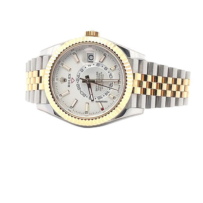 Rolex Sky-Dweller Automatic Men's Watch Gold/Steel Case With Gold/Steel Strap Authentic Luxury Timepiece