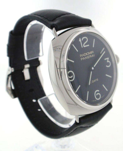 Panerai Radiomir 8 Days Manual winding Men's Watch Steel Case With Leather Strap Authentic Luxury Timepiece