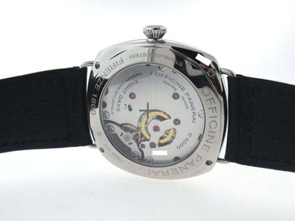 Panerai Radiomir 8 Days Manual winding Men's Watch Steel Case With Leather Strap Authentic Luxury Timepiece