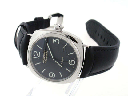 Panerai Radiomir 8 Days Manual winding Men's Watch Steel Case With Leather Strap Authentic Luxury Timepiece