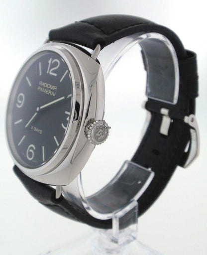 Panerai Radiomir 8 Days Manual winding Men's Watch Steel Case With Leather Strap Authentic Luxury Timepiece