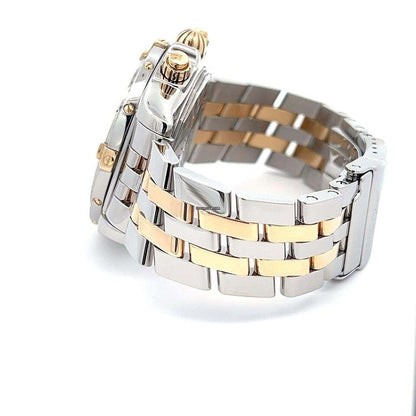 Breitling Chronomat Evolution Automatic Men's Watch Steel Case With Gold/Steel Strap Authentic Luxury Timepiece