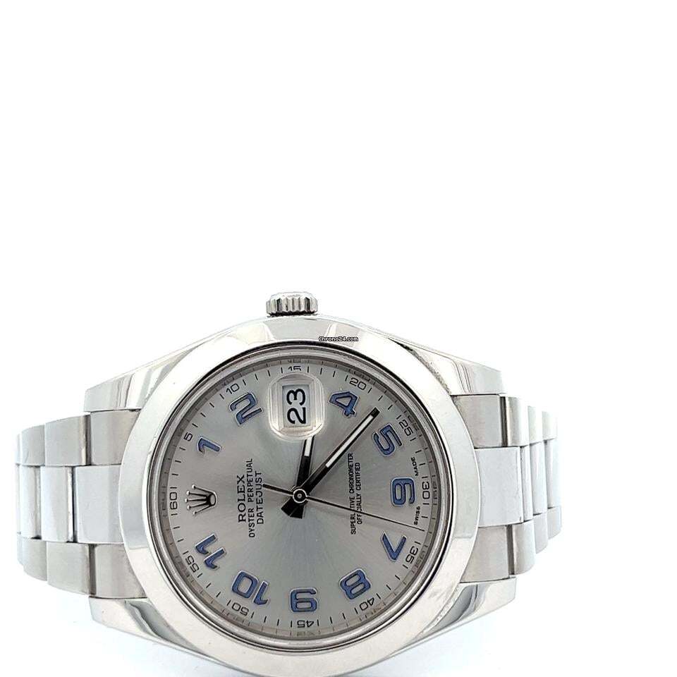Rolex Datejust II Automatic Men's Watch With Steel Case and Strap Authentic Luxury Timepiece