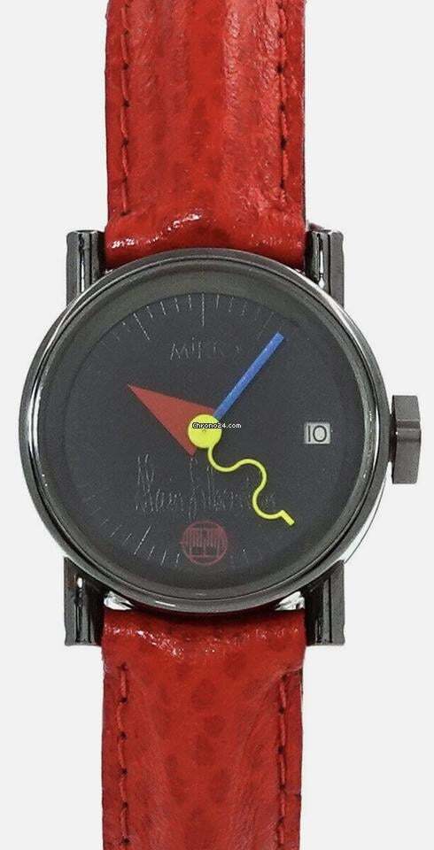 Alain Silberstein Automatic Women's Watch Steel Case With Leather Strap Authentic Luxury Timepiece