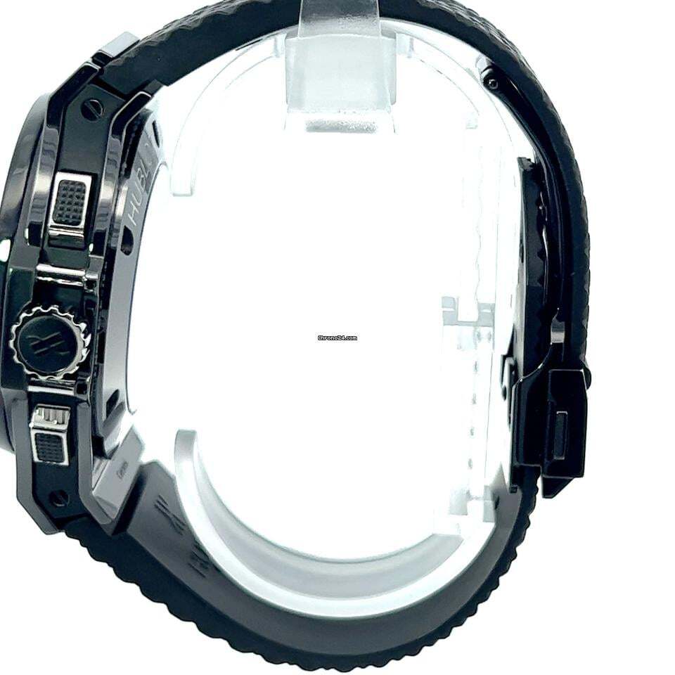 Hublot Big Bang Automatic Men's Watch Ceramic Case With Rubber Strap Authentic Luxury Timepiece