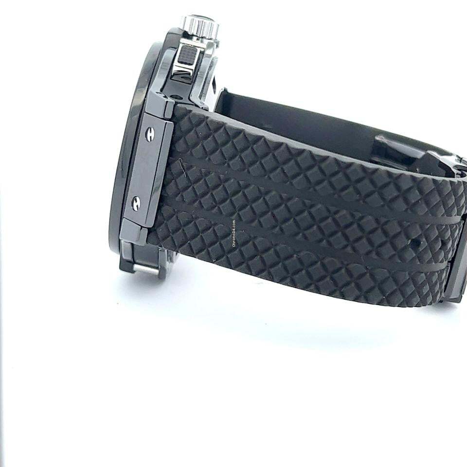 Hublot Big Bang Automatic Men's Watch Ceramic Case With Rubber Strap Authentic Luxury Timepiece