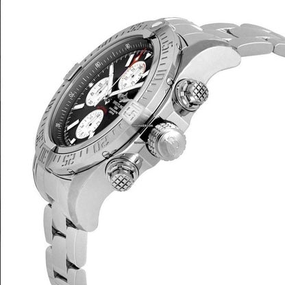 Breitling Super Avenger II Automatic Men's Watch With Steel Case and Strap Authentic Luxury Timepiece