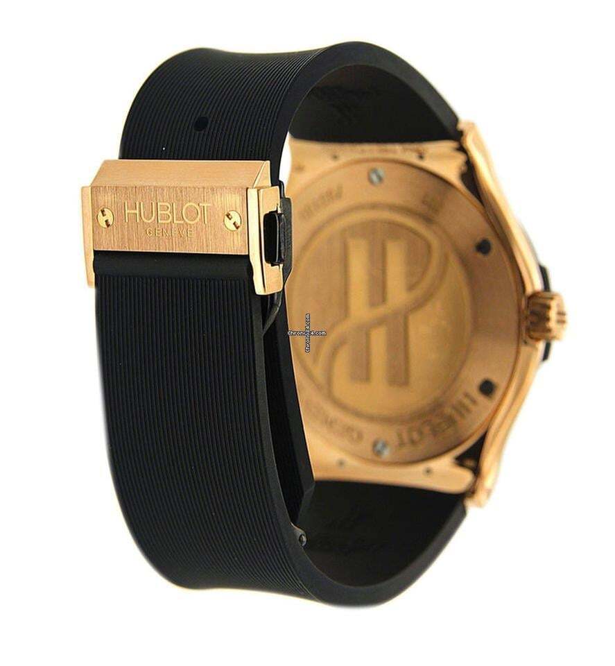 Hublot Classic Fusion Automatic Men's Watch Rose Gold Case With Rubber Strap Authentic Luxury Timepiece