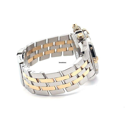 Breitling Chronomat Evolution Automatic Men's Watch Steel Case With Gold/Steel Strap Authentic Luxury Timepiece