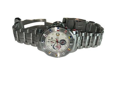 Corum Admiral's Cup Automatic Unisex Watch With Steel Case and Strap Authentic Luxury Timepiece