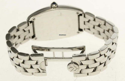 Franck Muller Cintrée Curvex Quartz Women's Watch With Steel Case and Strap Authentic Luxury Timepiece