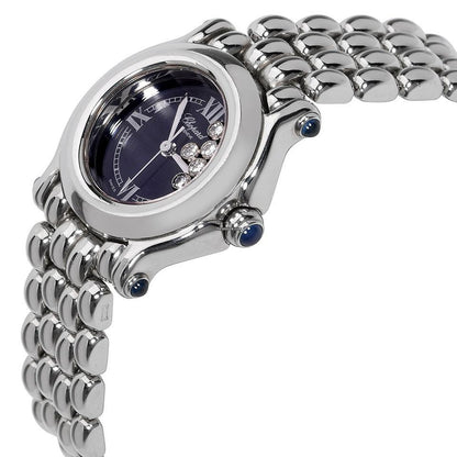 Chopard Happy Sport Quartz Women's Watch With Steel Case and Strap Authentic Luxury Timepiece