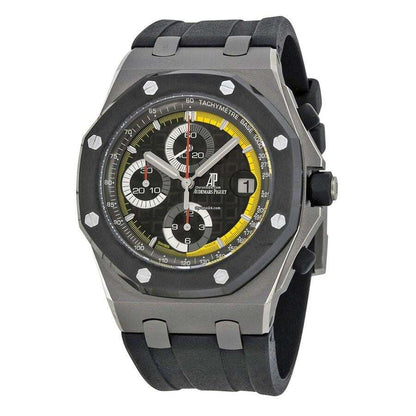 Audemars Piguet Royal Oak Offshore Chronograph Automatic Men's Watch Titanium Case With Rubber Strap Authentic Luxury Timepiece